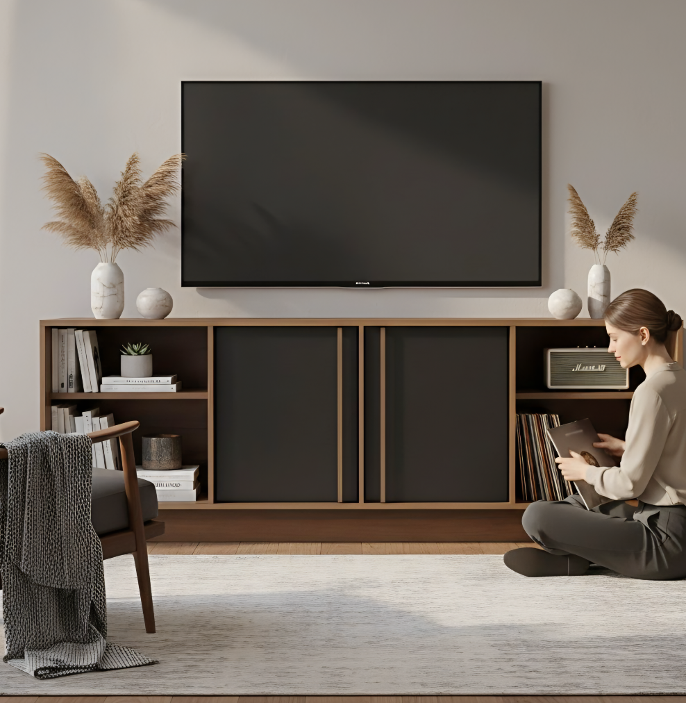 Porta tv milan plus 180 cm