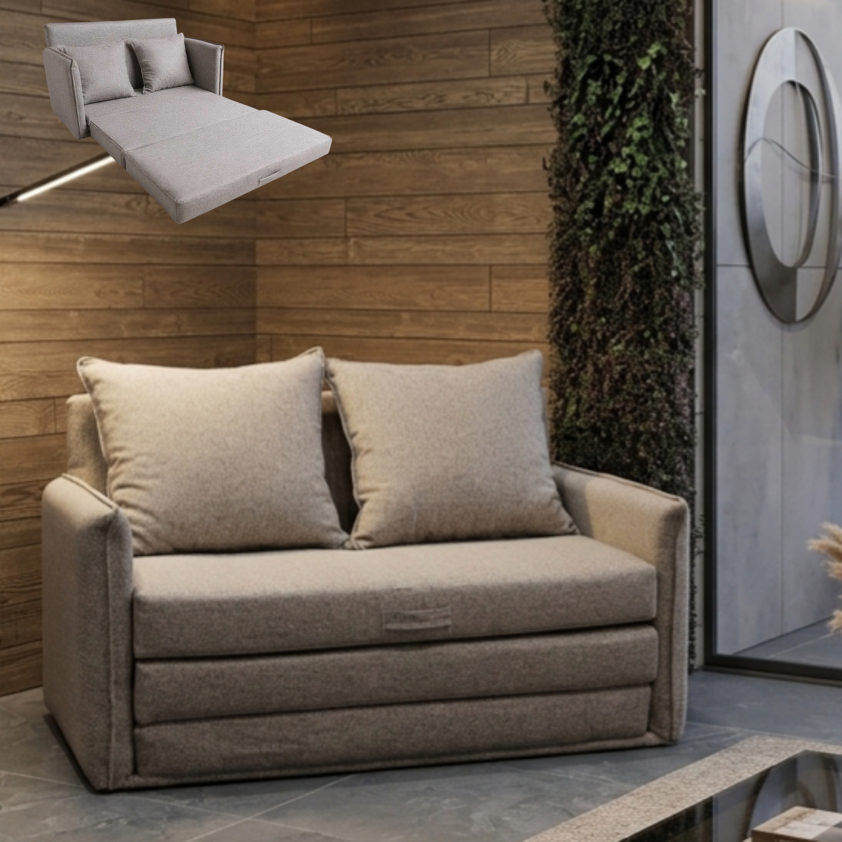 Sofa cama plegable matrimonial